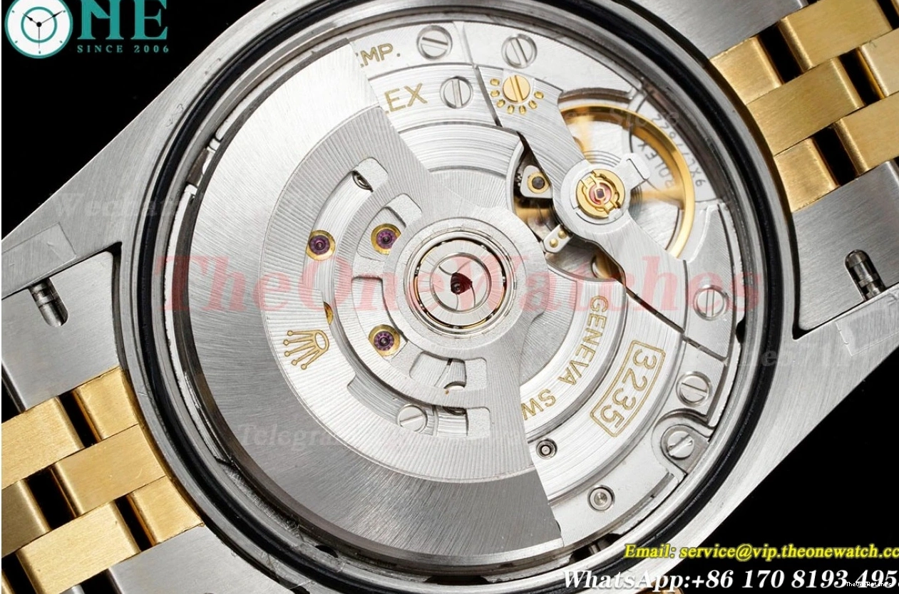 36mm YG Datejust VR3235 126233 Jub V2 Gold SS Textured JDF 0107